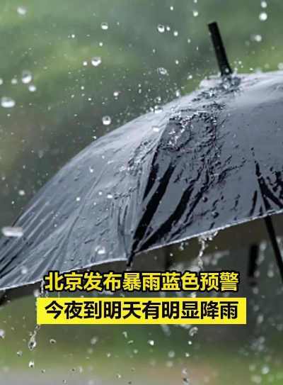 北京明天天气暴雨预警（北京明天天气暴雨预警 视频）