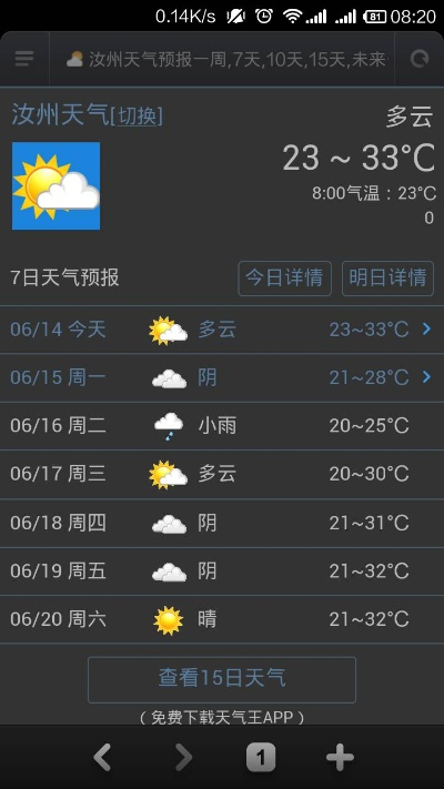汝州天气（汝州天气40天查询结果）
